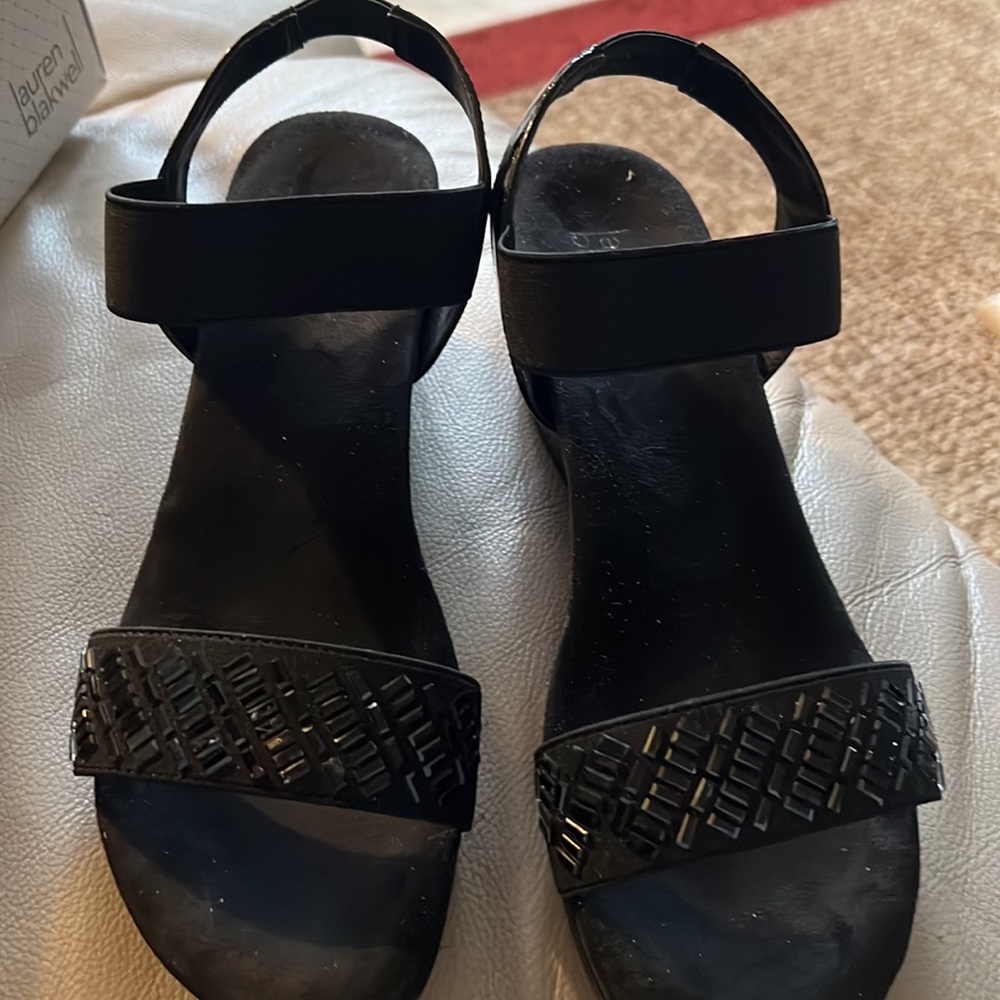 Lauren Blackwell wedge sandals